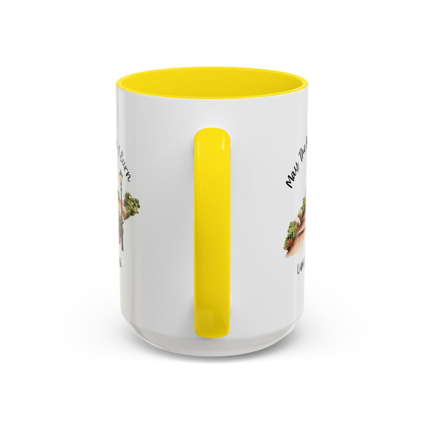 Cute May The Bridges I Burn Light My Path Mug |11oz Accent Mug | 15oz Accent Mug | Ceramic | Inspirational Gift | Conversation Starter