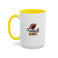 Football Aunt Mug | Sports Fan Gift | Favorite Aunt Gift | Funny Gift | 11oz Accent Mug | 15oz Accent Mug