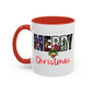 Cute Merry Christmas Nostalgic Holiday Movie Poster Mug | Christmas Gift | Christmas Bells | 11oz Accent Mug | 15oz