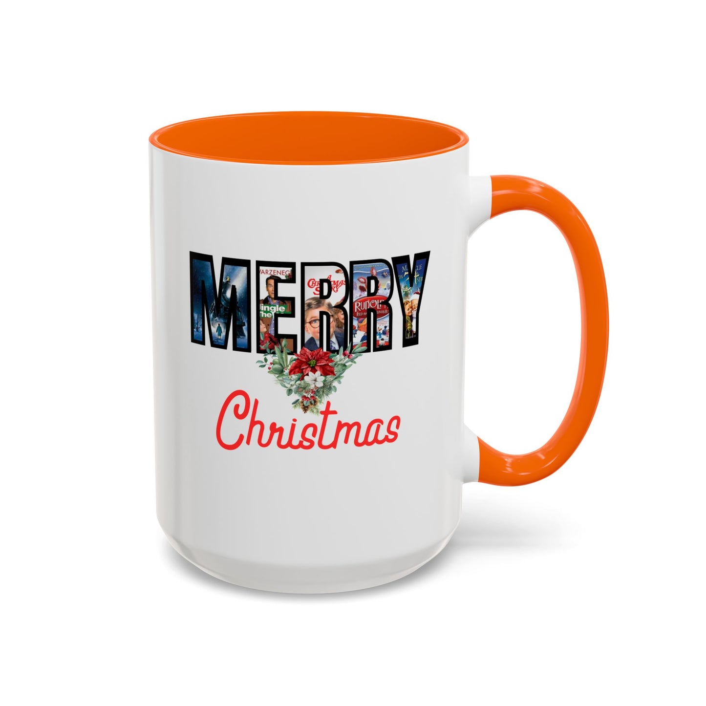 Merry Christmas Nostalgic Movie Poster Mug | 11oz | 15oz | Christmas Gift | Funny Christmas Gift | Accent Mug