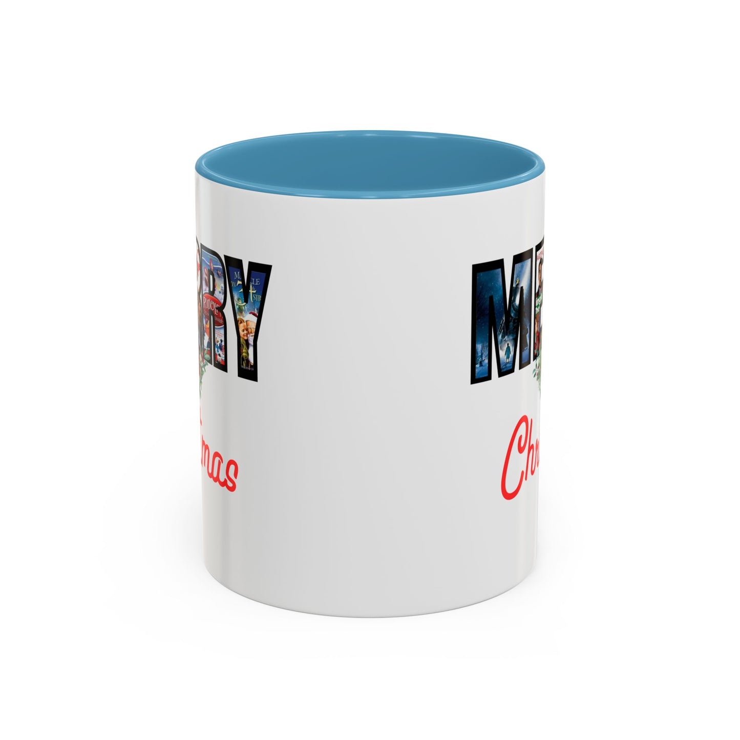Merry Christmas Nostalgic Movie Poster Mug | 11oz | 15oz | Christmas Gift | Funny Christmas Gift | Accent Mug
