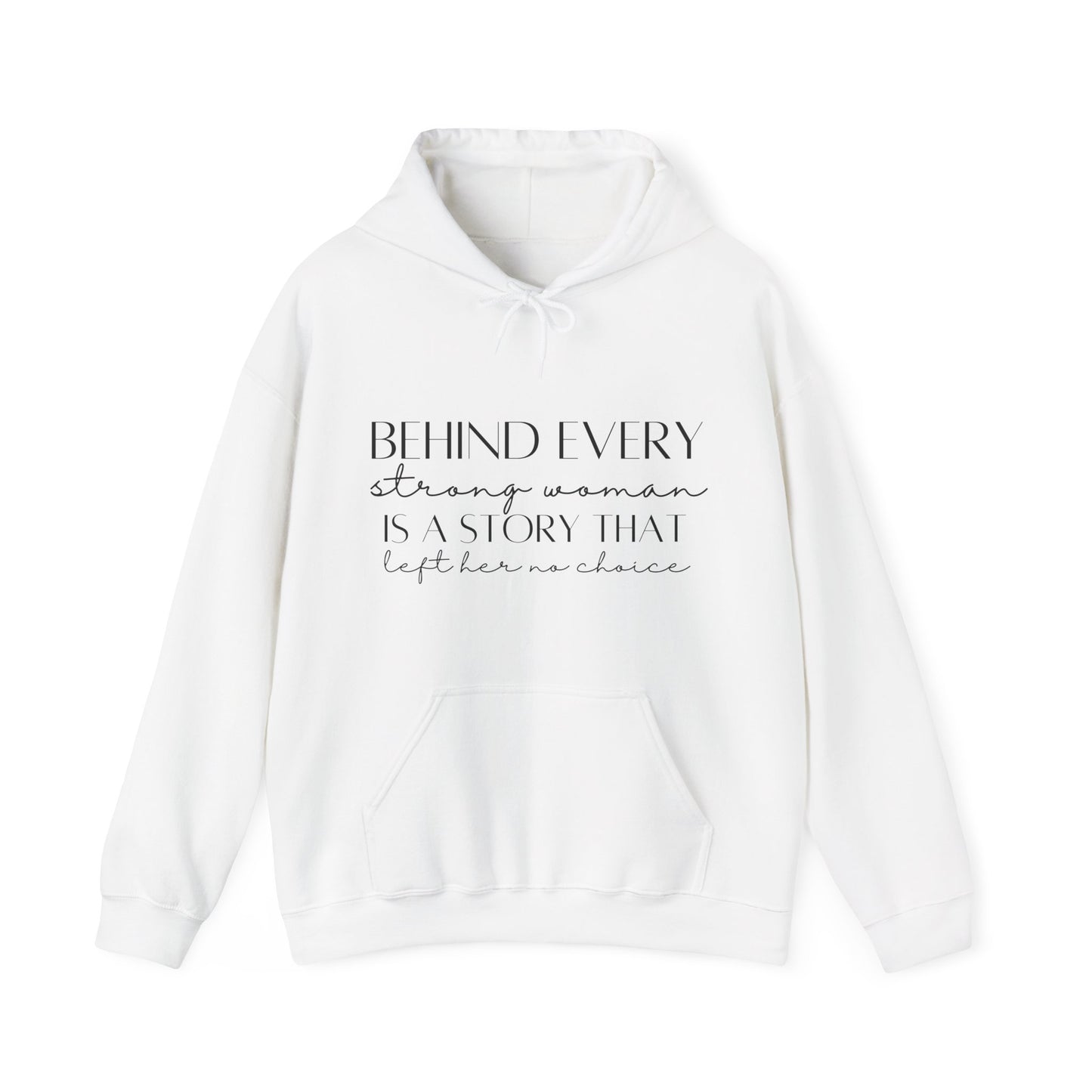 Cute Version Strong Woman Quote Hoodie | Motivational Gift For Her | Inspirational Quote