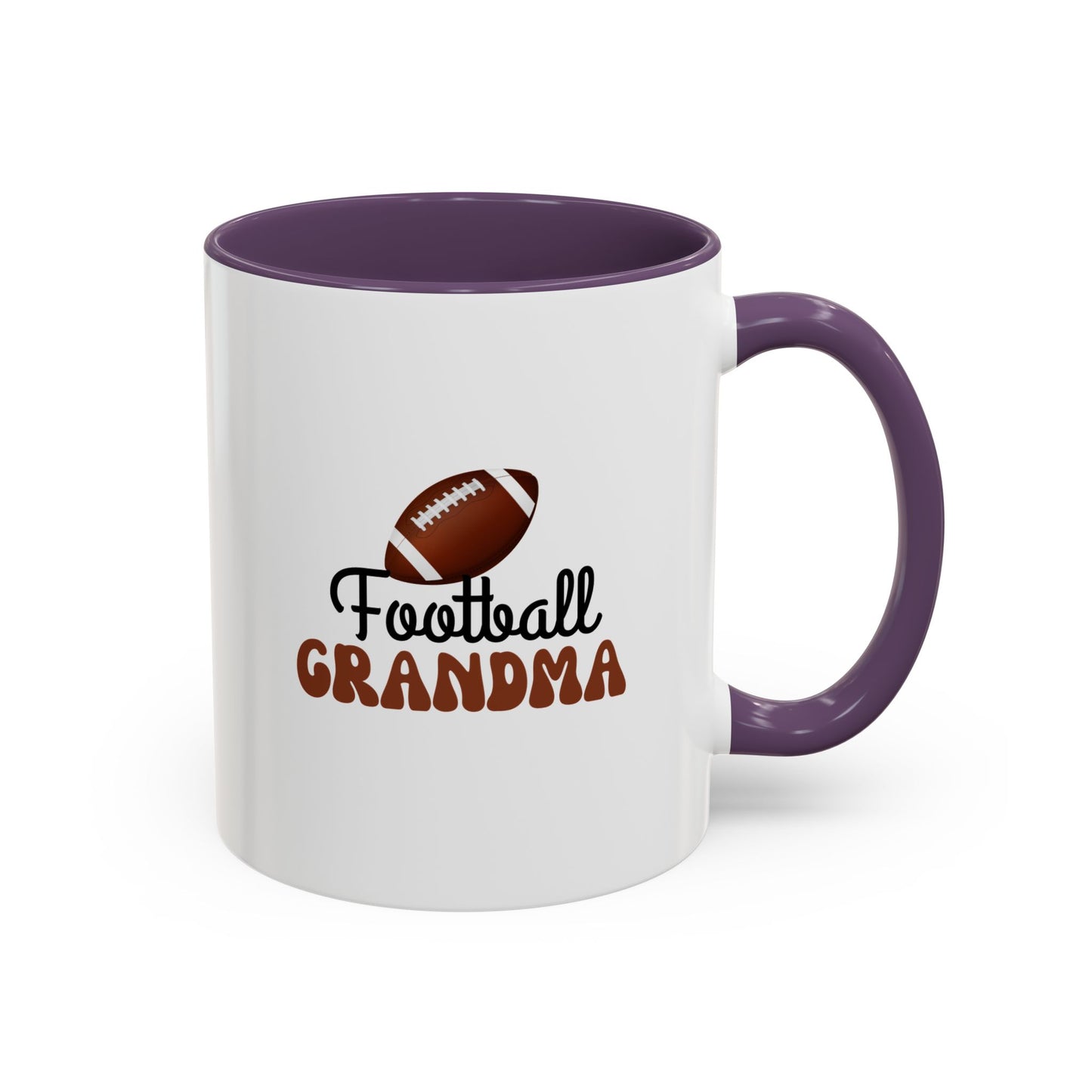 Football Grandma Mug | Sports Fan Gift | Proud Grandma Gift | Ceramic Mug | 11oz Accent Mug | 15oz Accent Mug