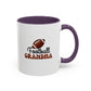 Football Grandma Mug | Sports Fan Gift | Proud Grandma Gift | Ceramic Mug | 11oz Accent Mug | 15oz Accent Mug