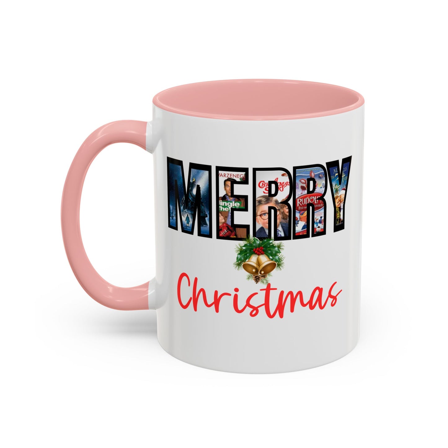 Merry Christmas Nostalgic Movie Poster Mug | 11oz | 15oz | Christmas Gift | Funny Christmas Gift | Accent Mug