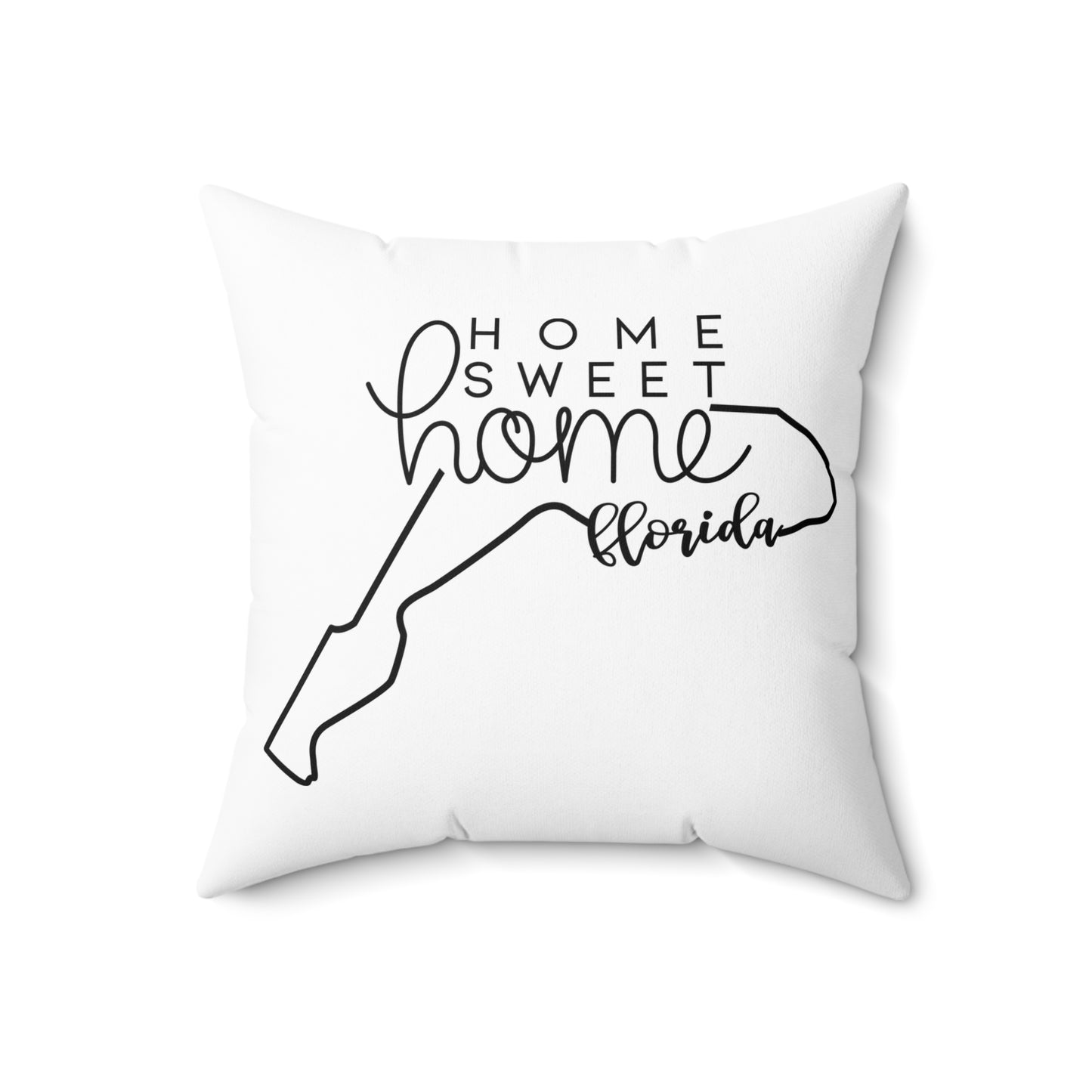 Home Sweet Home Florida Decorative Pillow | Gift For Her | Home Decor | State Gift | Customized State Pillow