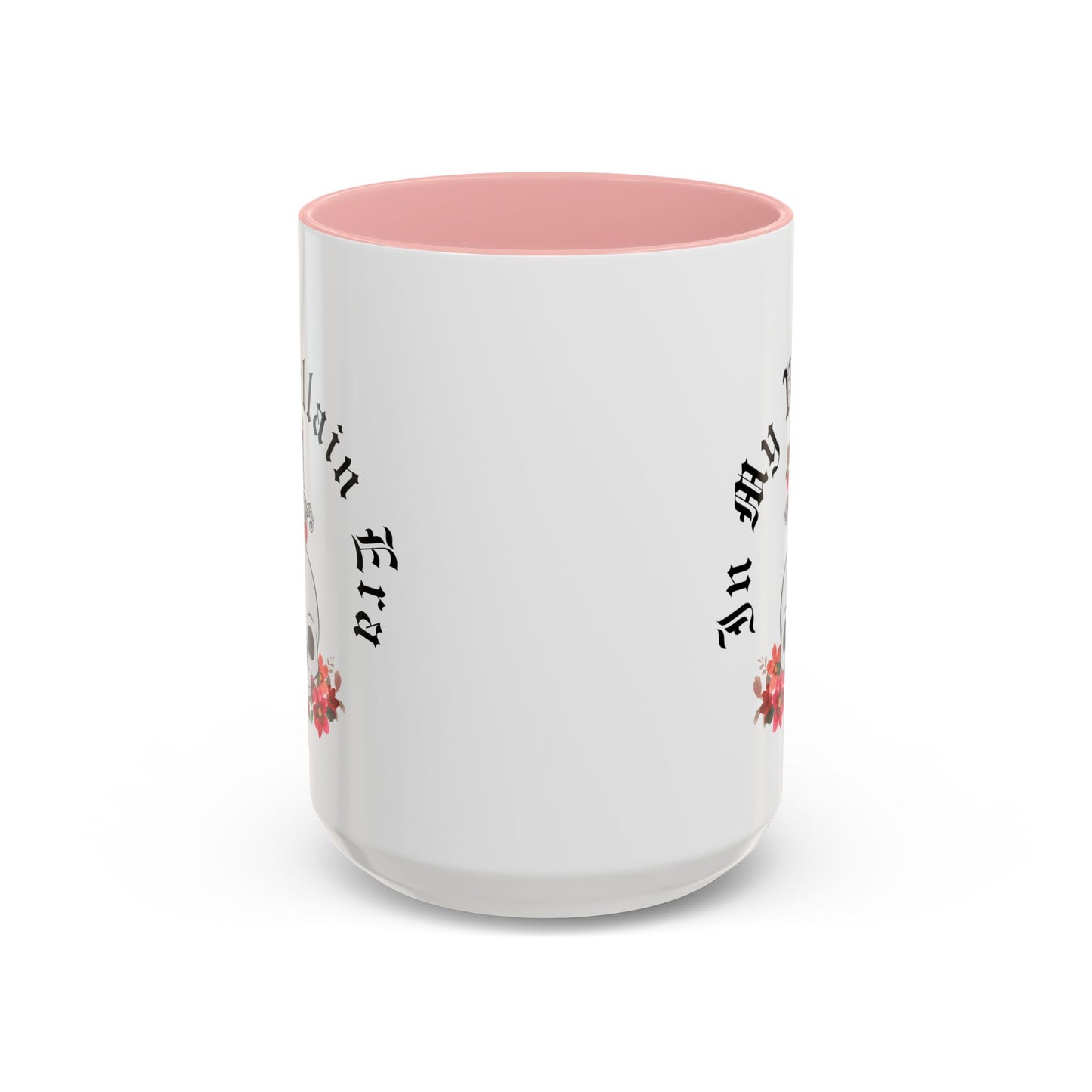 Cute In My Villain Era Mug | Villain Era | Decorative Roses with Skull Mug | Cute Villain Mug | 11oz Accent Mug | 15oz Accent Mug