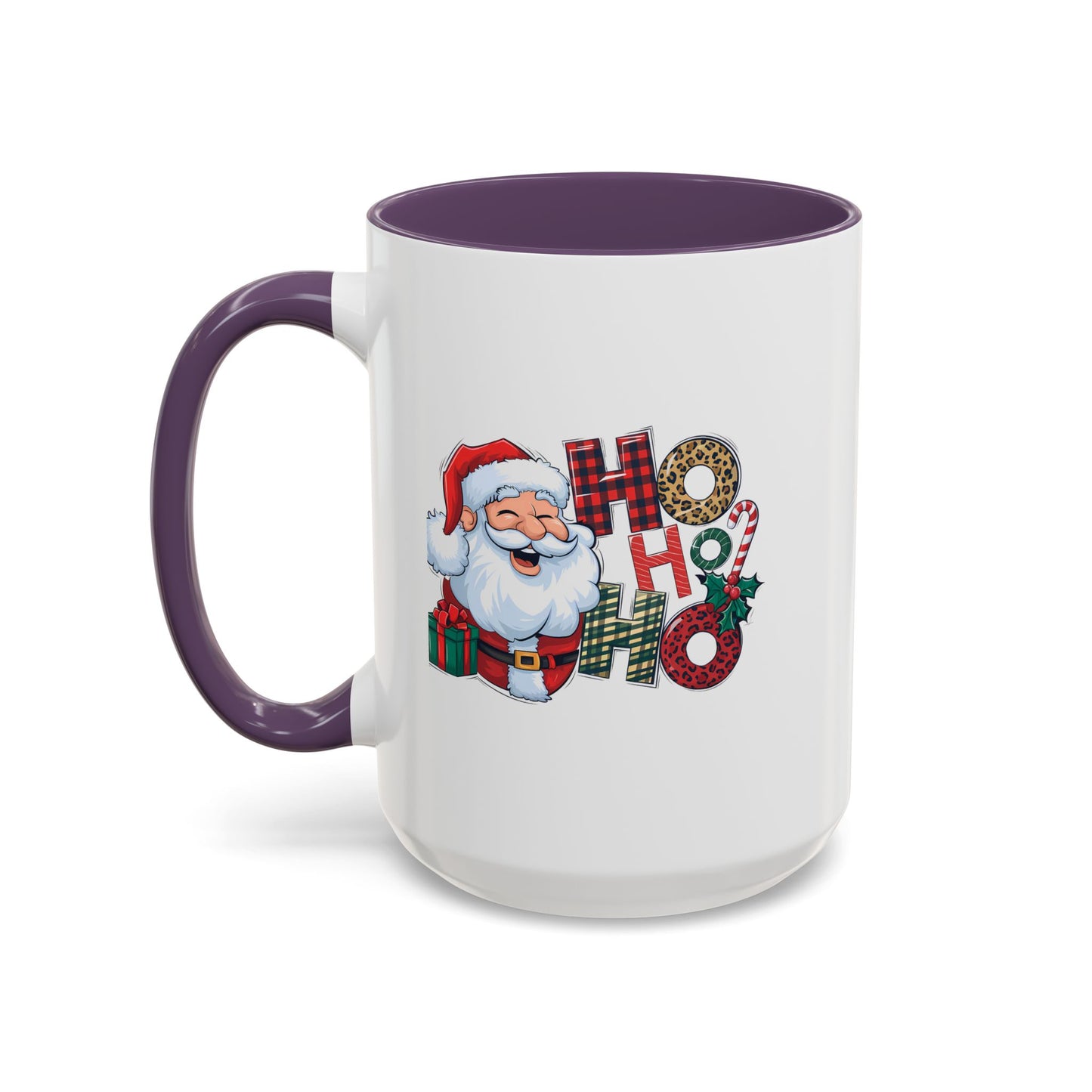 Santa Ho Ho Ho Christmas Mug | Gift Idea | Gift for Kids | Kids Christmas Gift Idea | Kids Mug | 11oz Accent Mug | 15oz Accent Mug
