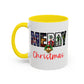 Cute Merry Christmas Nostalgic Holiday Movie Poster Mug | Christmas Gift | Christmas Bells | 11oz Accent Mug | 15oz