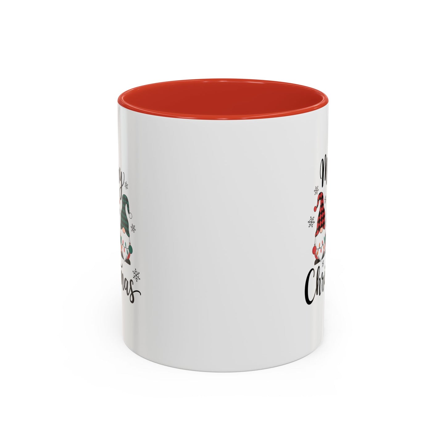 Cute Colorful Merry Christmas Elves In Colorful Hats | Christmas Mug | Christmas Gift | 11oz Accent Mug | 15oz Accent Mug