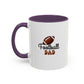 Football Dad Mug | Sports Fan Gift | Proud Father Gift | Funny Gift For Dad | 11oz Accent Mug | 15oz Accent Mug | Fall Gift