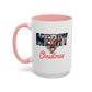 Merry Christmas Nostalgic Movie Poster Mug | 11oz | 15oz | Christmas Gift | Funny Christmas Gift | Accent Mug