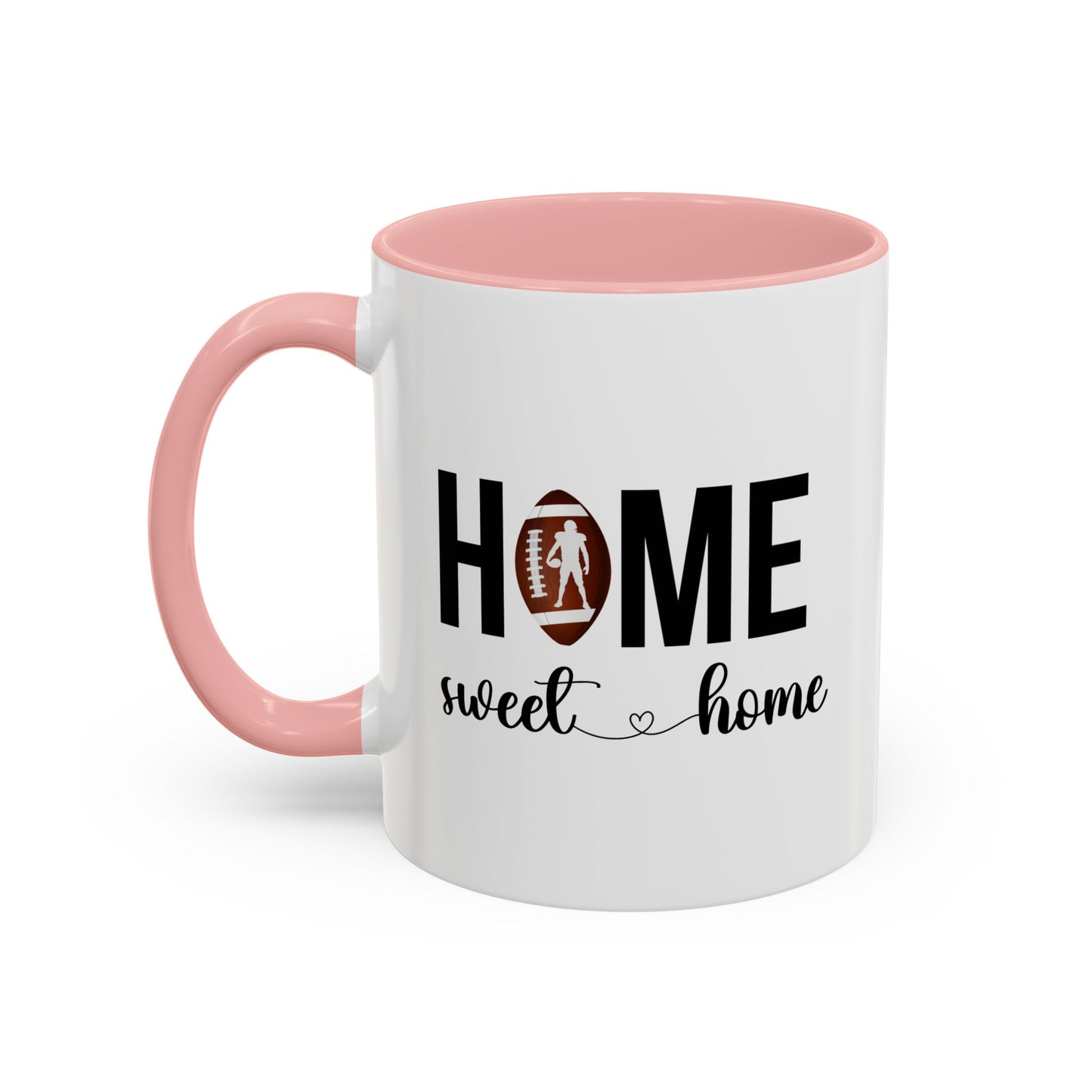 Male Football Home Sweet Home Mug | Sports Mug |11oz Accent Mug | 15oz Accent Mug | Football Mug