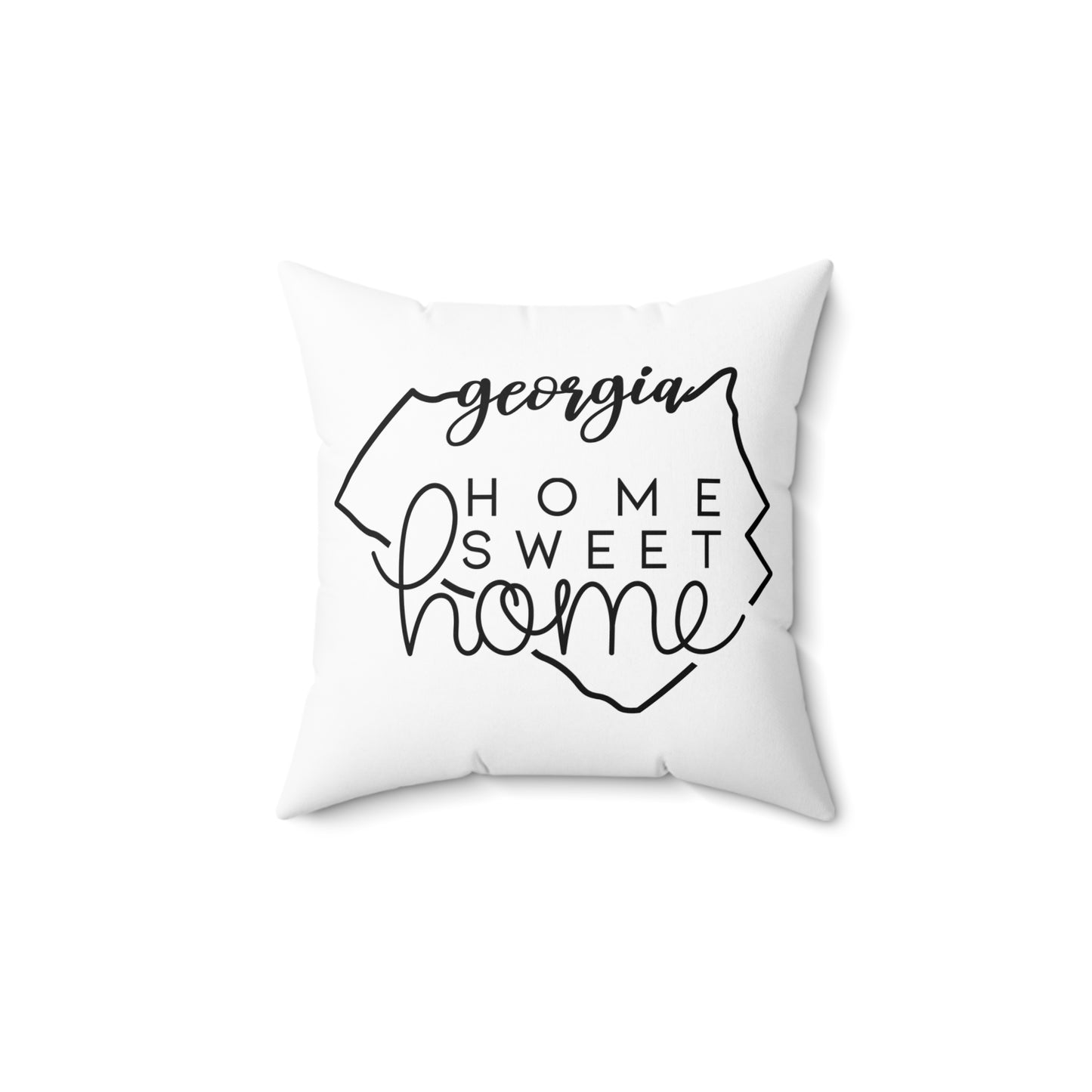 Home Sweet Home Georgia Decorative Pillow | Gift For Her | Home Decor | State Gift | Customized State Pillow