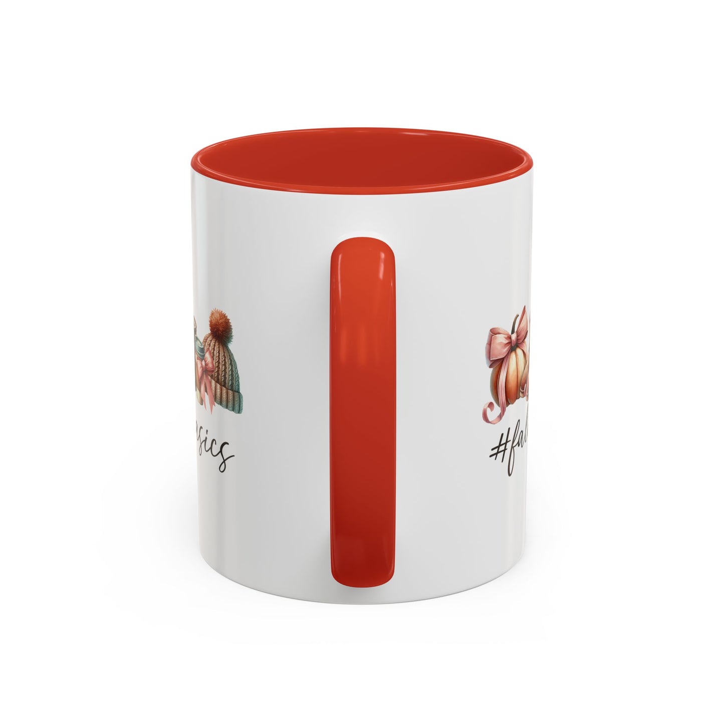 Fall Basics | Fall Lover's Mug | Pumpkin and Latte Mug | Fall Season Mug | Gift for Her | Fall Mug | 11oz Accent Mug | 15oz Accent Mug