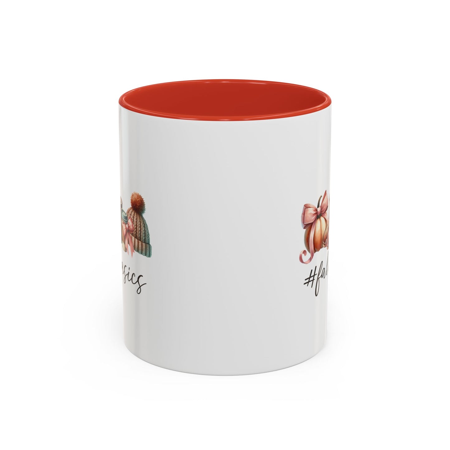 Fall Basics | Fall Lover's Mug | Pumpkin and Latte Mug | Fall Season Mug | Gift for Her | Fall Mug | 11oz Accent Mug | 15oz Accent Mug