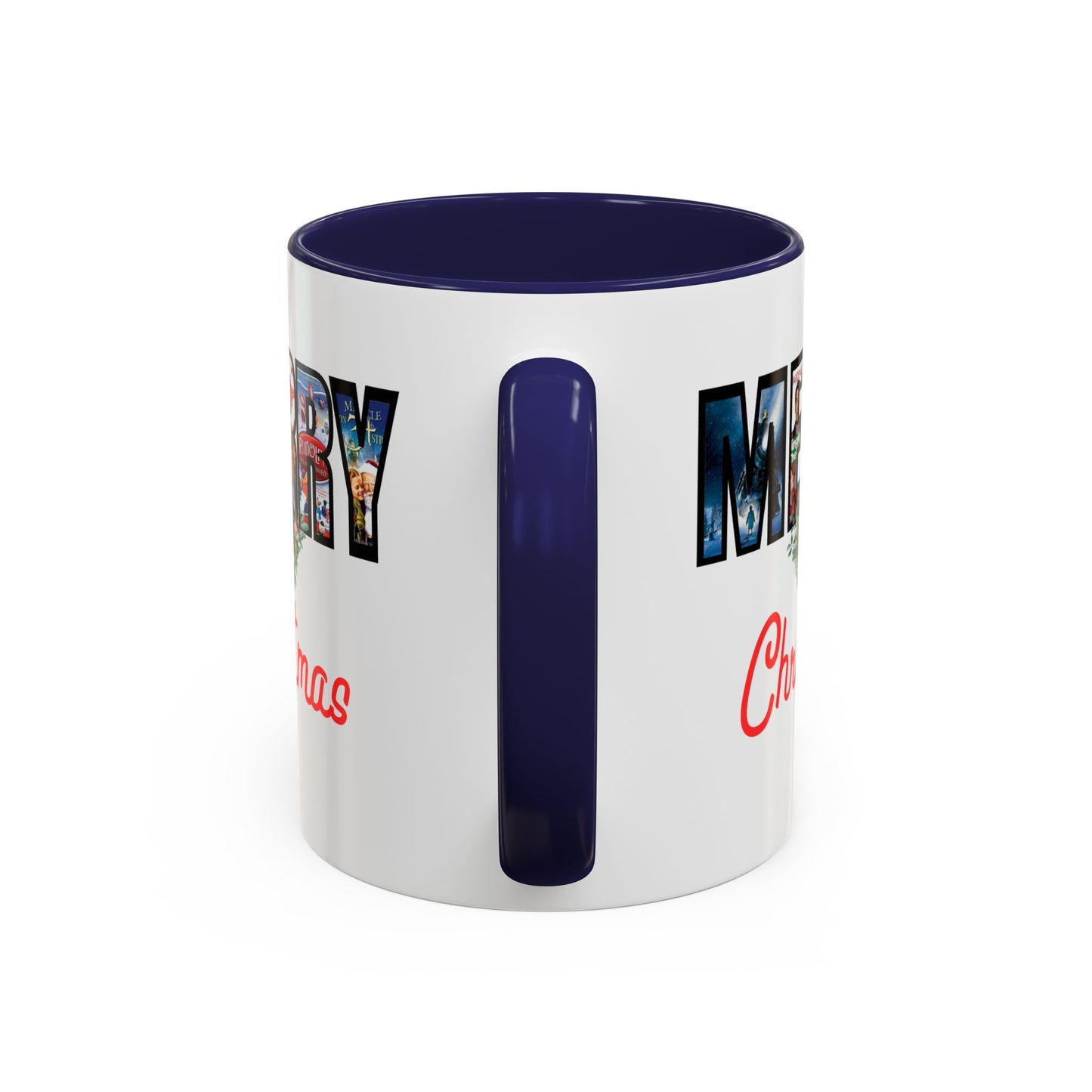 Merry Christmas Nostalgic Movie Poster Mug | 11oz | 15oz | Christmas Gift | Funny Christmas Gift | Accent Mug