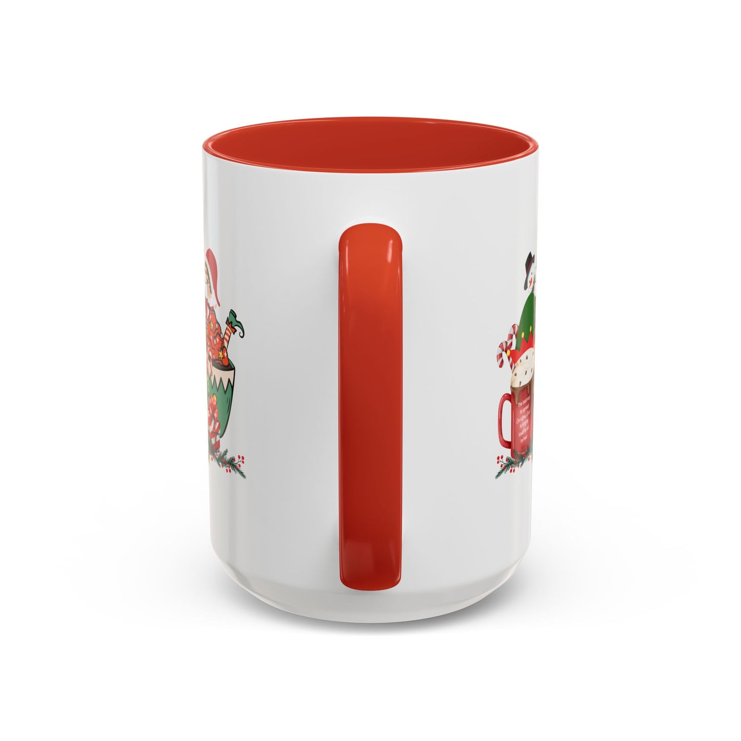 Cute Christmas Movie Nostalgic Quote | Christmas Gift | Funny Christmas Gift | 2000s Nostalgia |11oz Accent Mug | 15oz Accent Mug