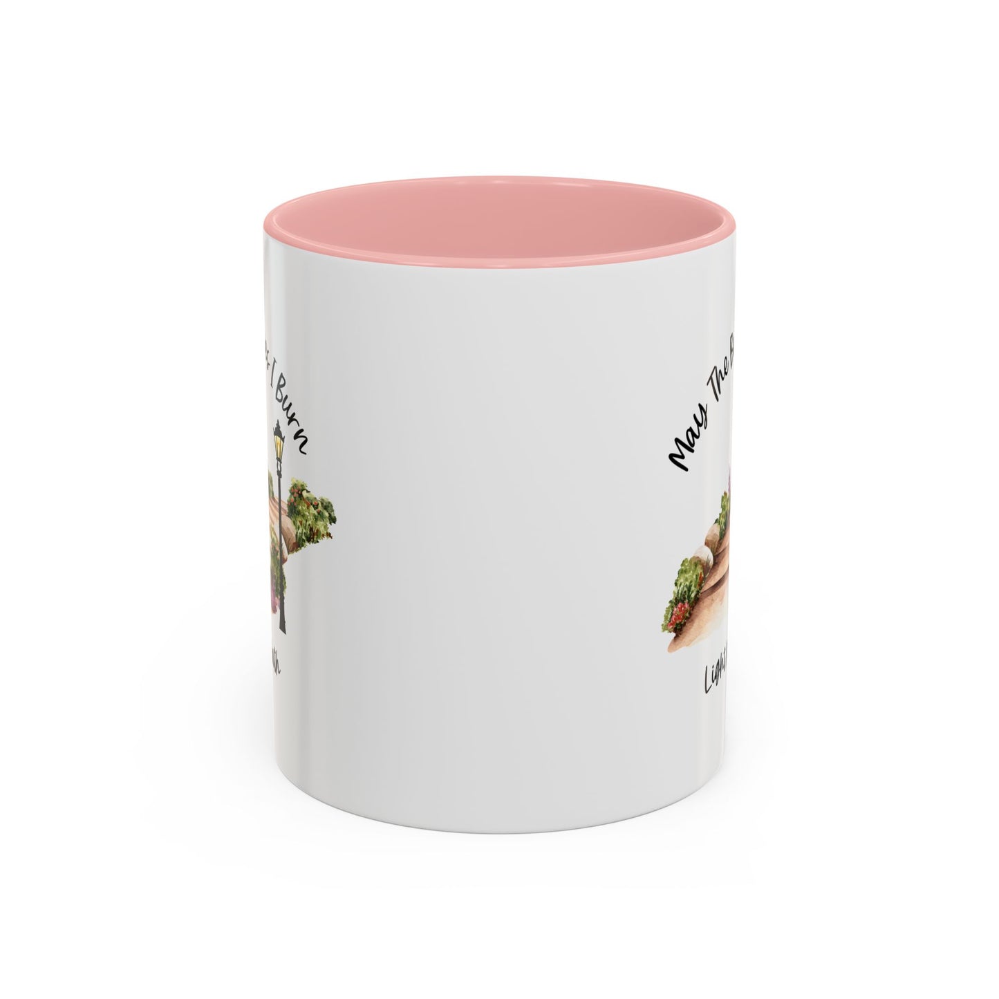 Cute May The Bridges I Burn Light My Path Mug |11oz Accent Mug | 15oz Accent Mug | Ceramic | Inspirational Gift | Conversation Starter