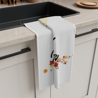 Halloween Cat Microfiber Tea Towel, Fall Decor, Kitchen Gift, Seasonal Towel, Scary Decor, Witchy Kitchen Accessory