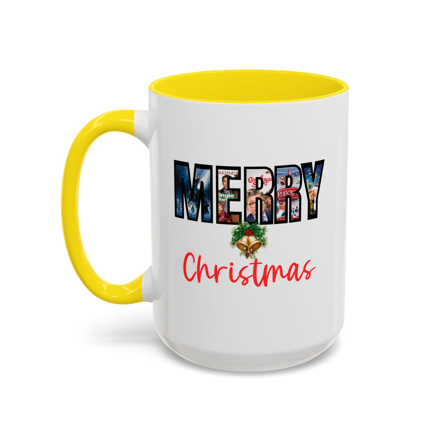 Merry Christmas Nostalgic Movie Poster Mug | 11oz | 15oz | Christmas Gift | Funny Christmas Gift | Accent Mug
