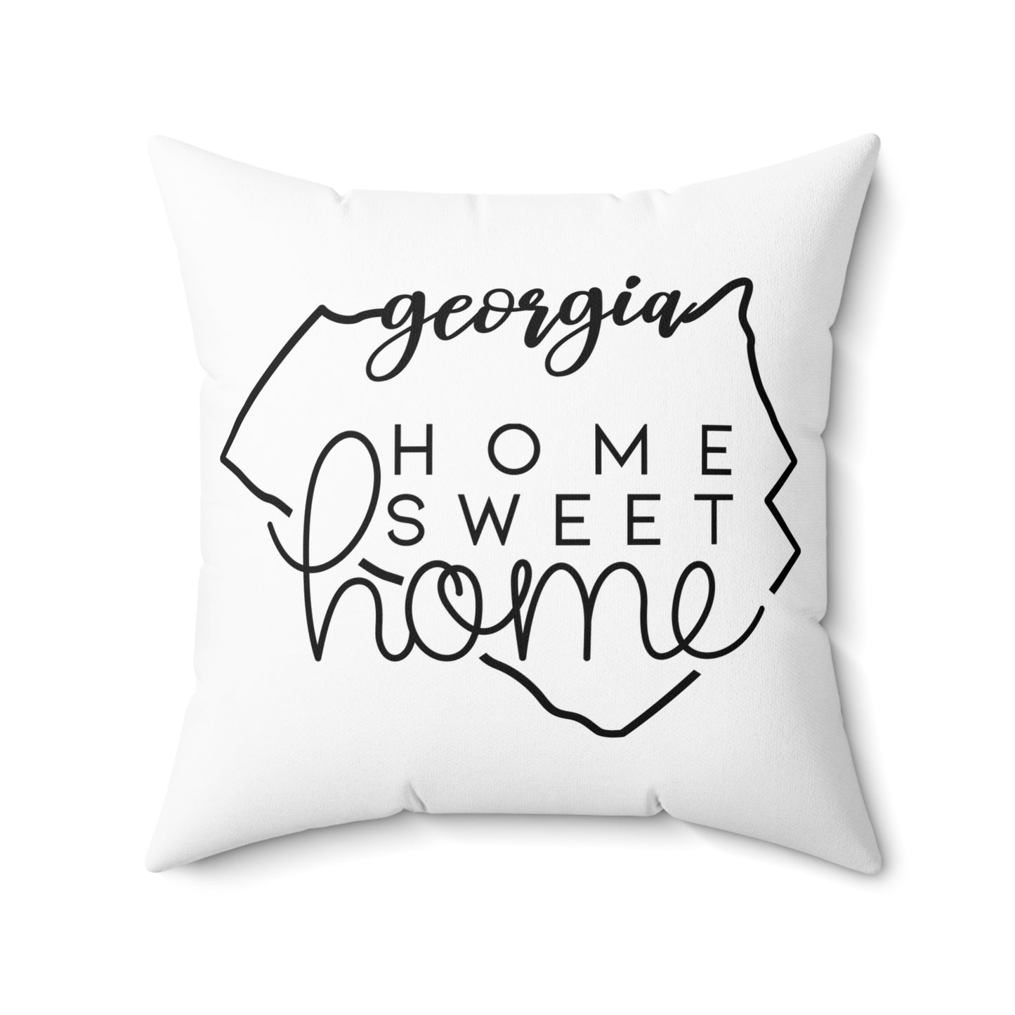 Home Sweet Home Georgia Decorative Pillow | Gift For Her | Home Decor | State Gift | Customized State Pillow