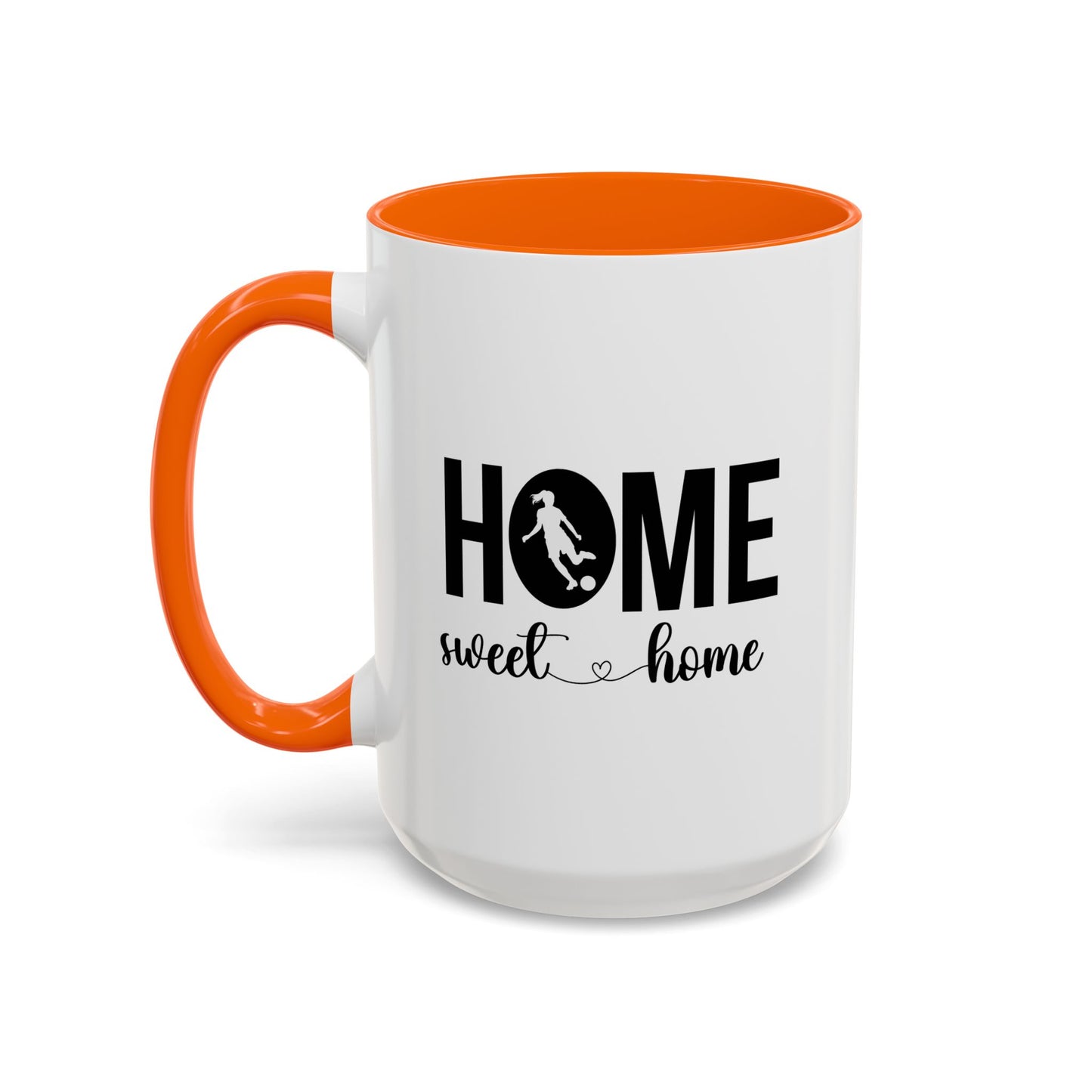 Female Soccer Player Home Sweet Home Mug | Soccer Gift | Sports Mug |11oz Accent Mug | 15oz Accent Mug