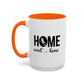Female Soccer Player Home Sweet Home Mug | Soccer Gift | Sports Mug |11oz Accent Mug | 15oz Accent Mug