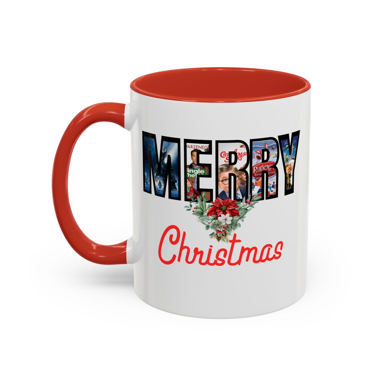 Merry Christmas Nostalgic Movie Poster Mug | 11oz | 15oz | Christmas Gift | Funny Christmas Gift | Accent Mug