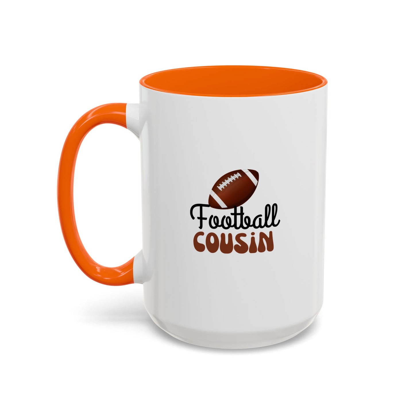 Football Cousin Mug | Sports Fan Gift | Proud Cousin Gift | Ceramic Mug | 11oz Accent Mug | 15oz Accent Mug
