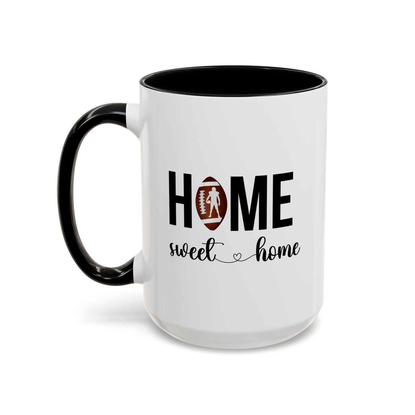 Male Football Home Sweet Home Mug | Sports Mug |11oz Accent Mug | 15oz Accent Mug | Football Mug