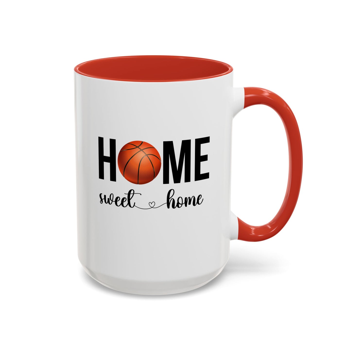 Basketball Mug | Home Sweet Home Mug | Sports Mug |11oz Accent Mug | 15oz Accent Mug