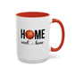 Basketball Mug | Home Sweet Home Mug | Sports Mug |11oz Accent Mug | 15oz Accent Mug