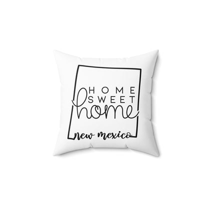 Home Sweet Home New Mexico Decorative Pillow | Gift For Her | Home Decor | State Gift | Customized State Pillow