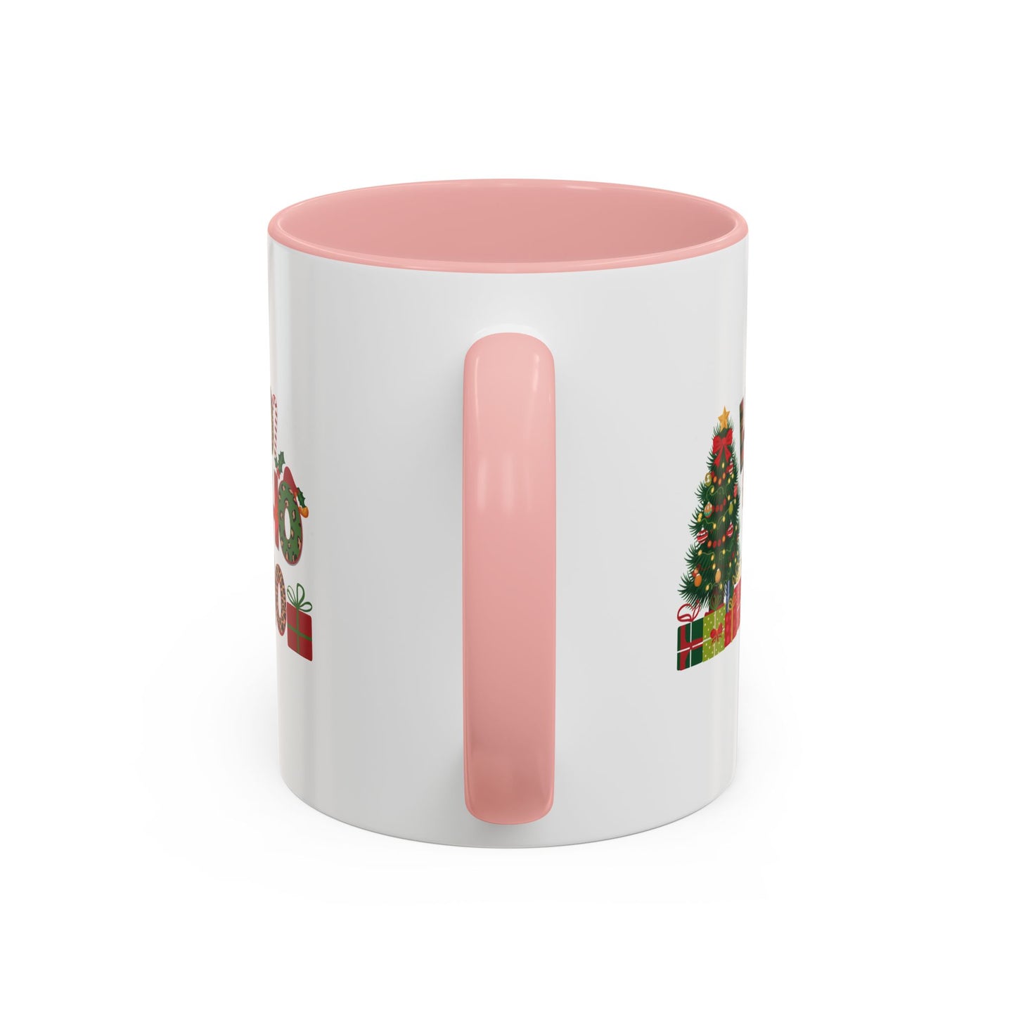 Ho Ho Ho Christmas Mug | Cute Christmas Tree Gift Mug | Christmas Gift | 11oz Accent Mug | 15oz Accent Mug