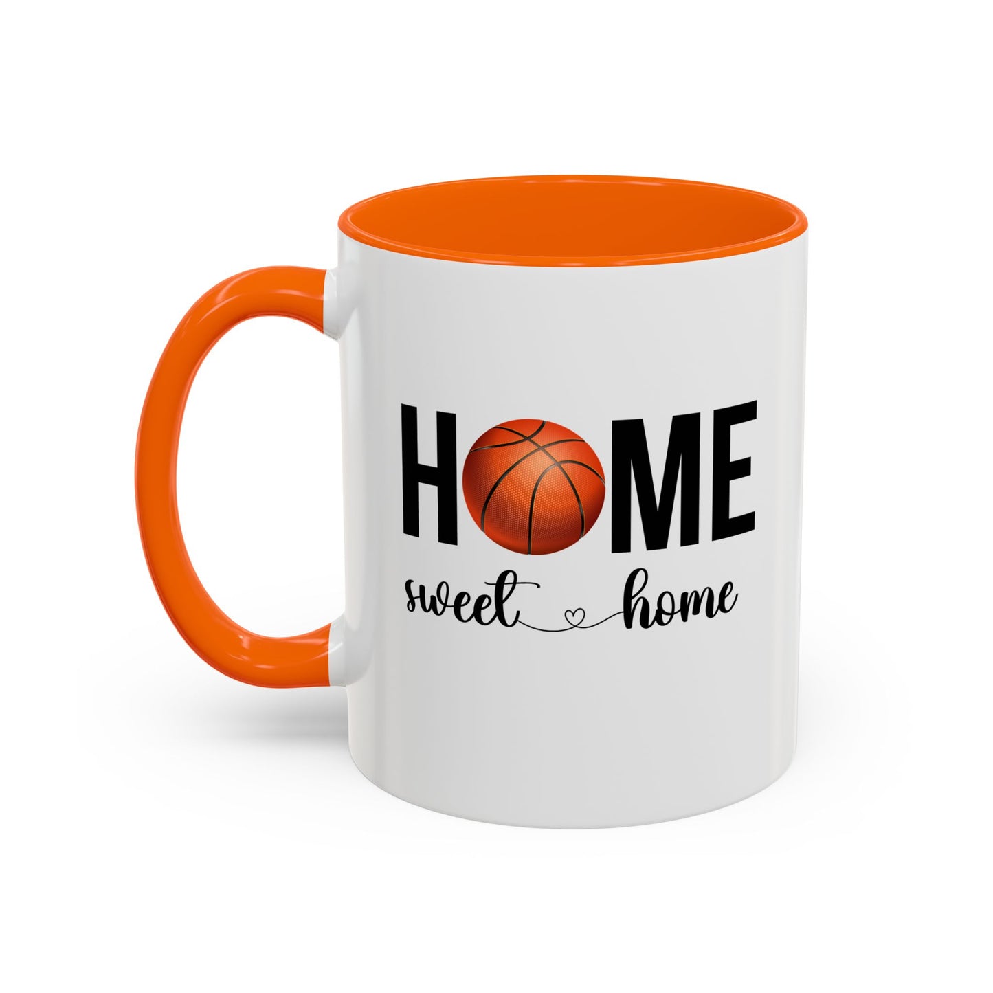 Basketball Mug | Home Sweet Home Mug | Sports Mug |11oz Accent Mug | 15oz Accent Mug