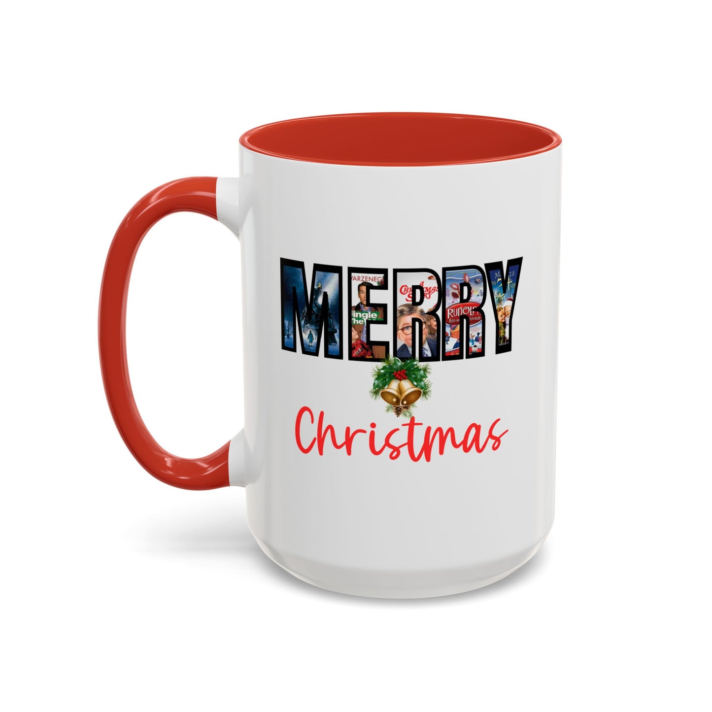 Merry Christmas Nostalgic Movie Poster Mug | 11oz | 15oz | Christmas Gift | Funny Christmas Gift | Accent Mug