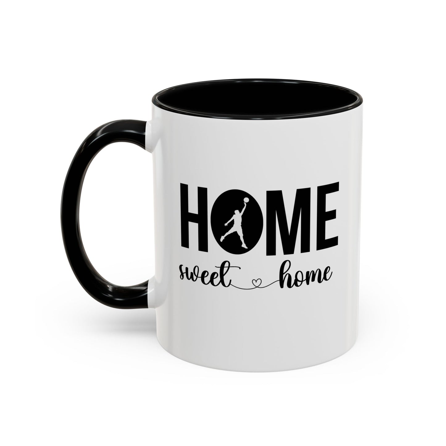 Male Basketball Player Gift Idea | Home Sweet Home Mug | Sports Mug |11oz Accent Mug | 15oz Accent Mug | Gift Idea