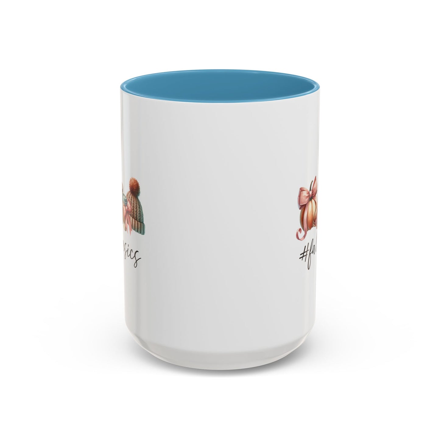 Fall Basics | Fall Lover's Mug | Pumpkin and Latte Mug | Fall Season Mug | Gift for Her | Fall Mug | 11oz Accent Mug | 15oz Accent Mug