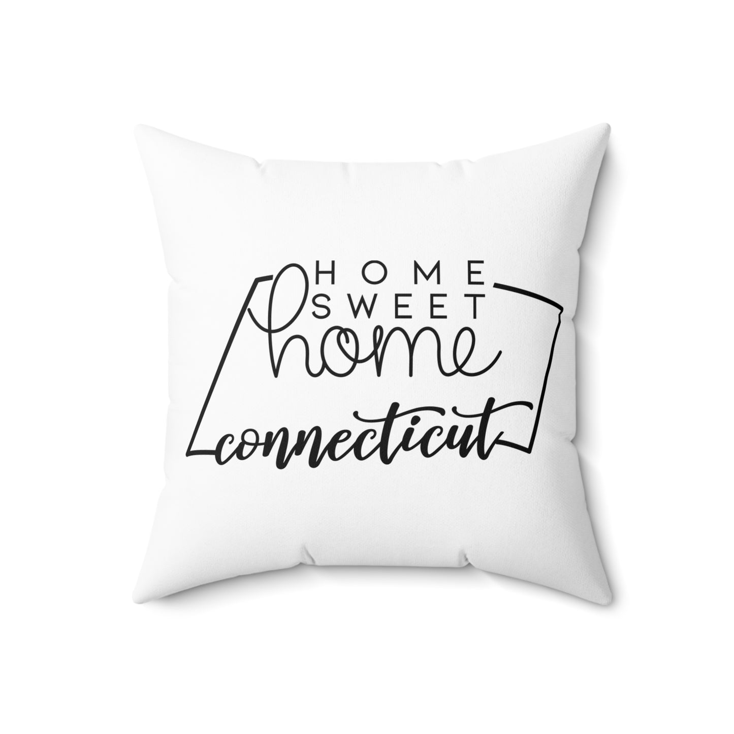 Home Sweet Home Connecticut Decorative Pillow | Gift For Her | Home Decor | State Gift | Customized State Pillow