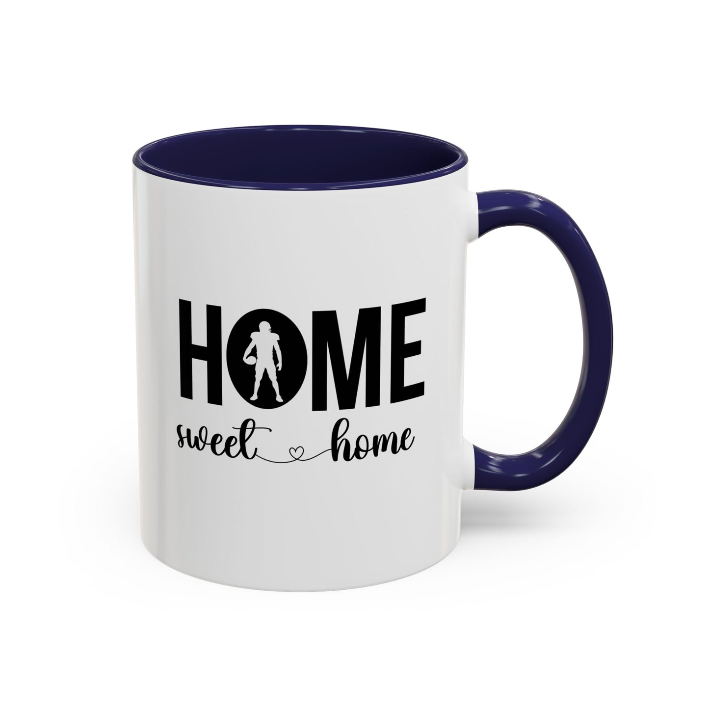 Male Football Mug | Sports Mug |11oz Accent Mug | 15oz Accent Mug | Football Mug | Home Sweet Home Mug