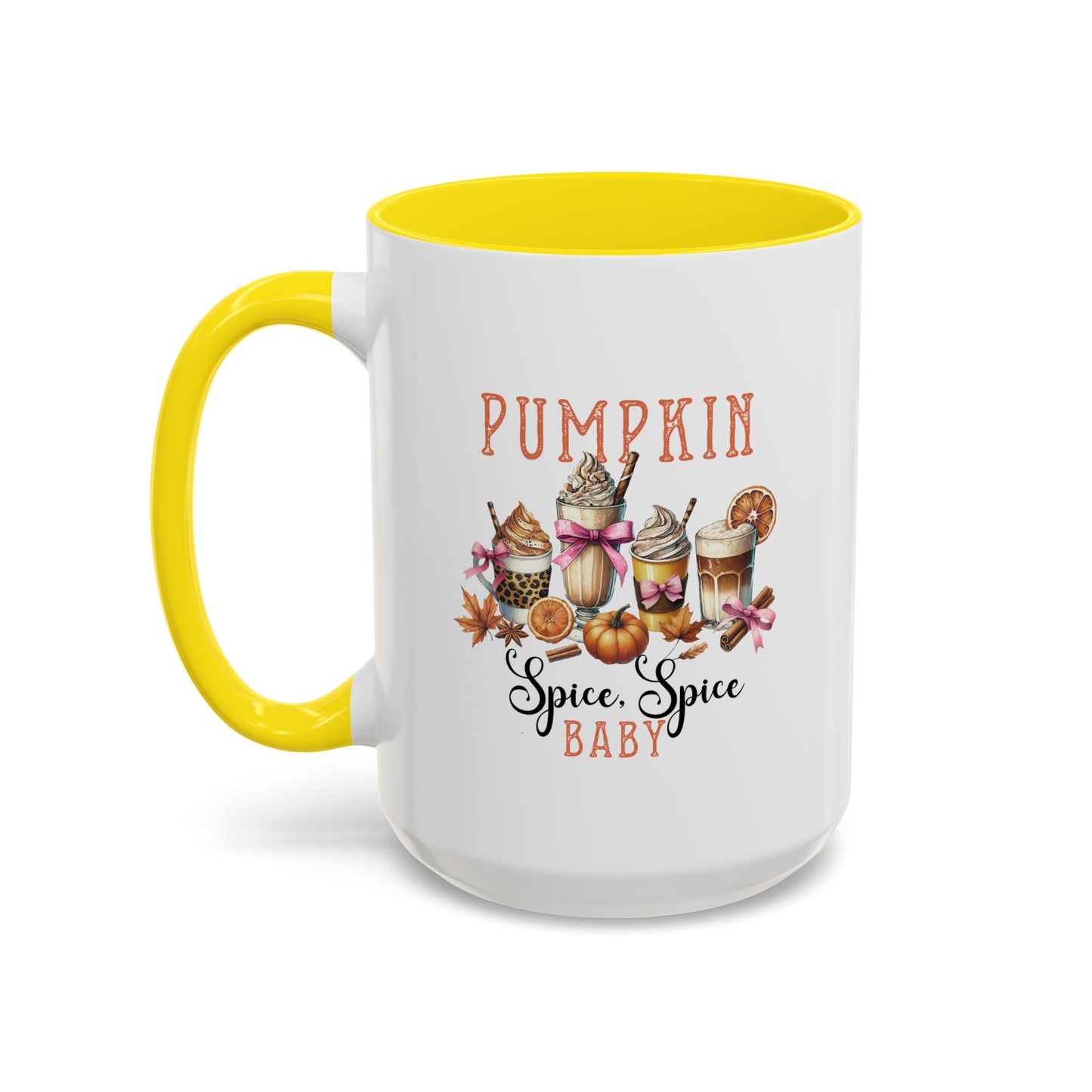 Fall Pumpkin Spice Mug | Spice, Spice Mug | Fall Season Mug | Gift for Her | Fall Mug | 11oz Accent Mug | 15oz Accent Mug