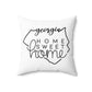 Home Sweet Home Georgia Decorative Pillow | Gift For Her | Home Decor | State Gift | Customized State Pillow
