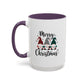 Cute Colorful Merry Christmas Elves In Colorful Hats | Christmas Mug | Christmas Gift | 11oz Accent Mug | 15oz Accent Mug