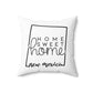 Home Sweet Home New Mexico Decorative Pillow | Gift For Her | Home Decor | State Gift | Customized State Pillow