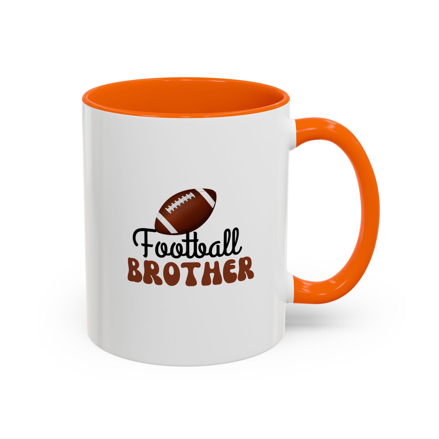 Football Brother Mug | Sports Fan Gift | Kids Mug | Sibling Gift | 11oz Accent Mug | 15oz Accent Mug