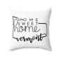 Home Sweet Home Vermont Decorative Pillow | Gift For Her | Home Decor | State Gift | Customized State Pillow