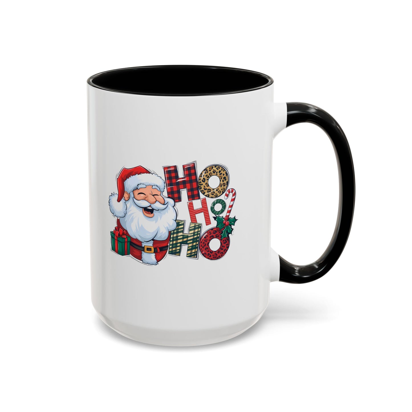Santa Ho Ho Ho Christmas Mug | Gift Idea | Gift for Kids | Kids Christmas Gift Idea | Kids Mug | 11oz Accent Mug | 15oz Accent Mug