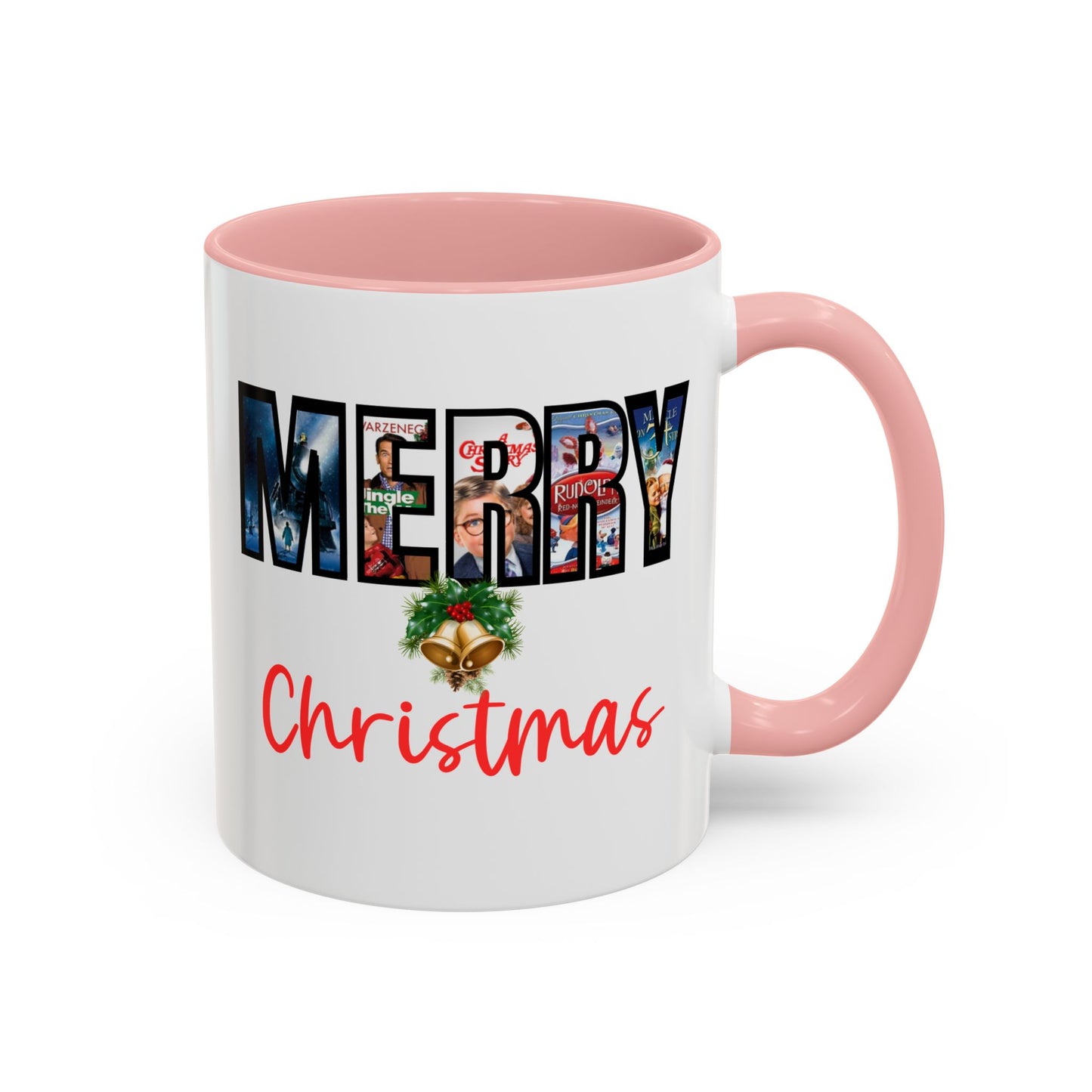 Merry Christmas Nostalgic Movie Poster Mug | 11oz | 15oz | Christmas Gift | Funny Christmas Gift | Accent Mug