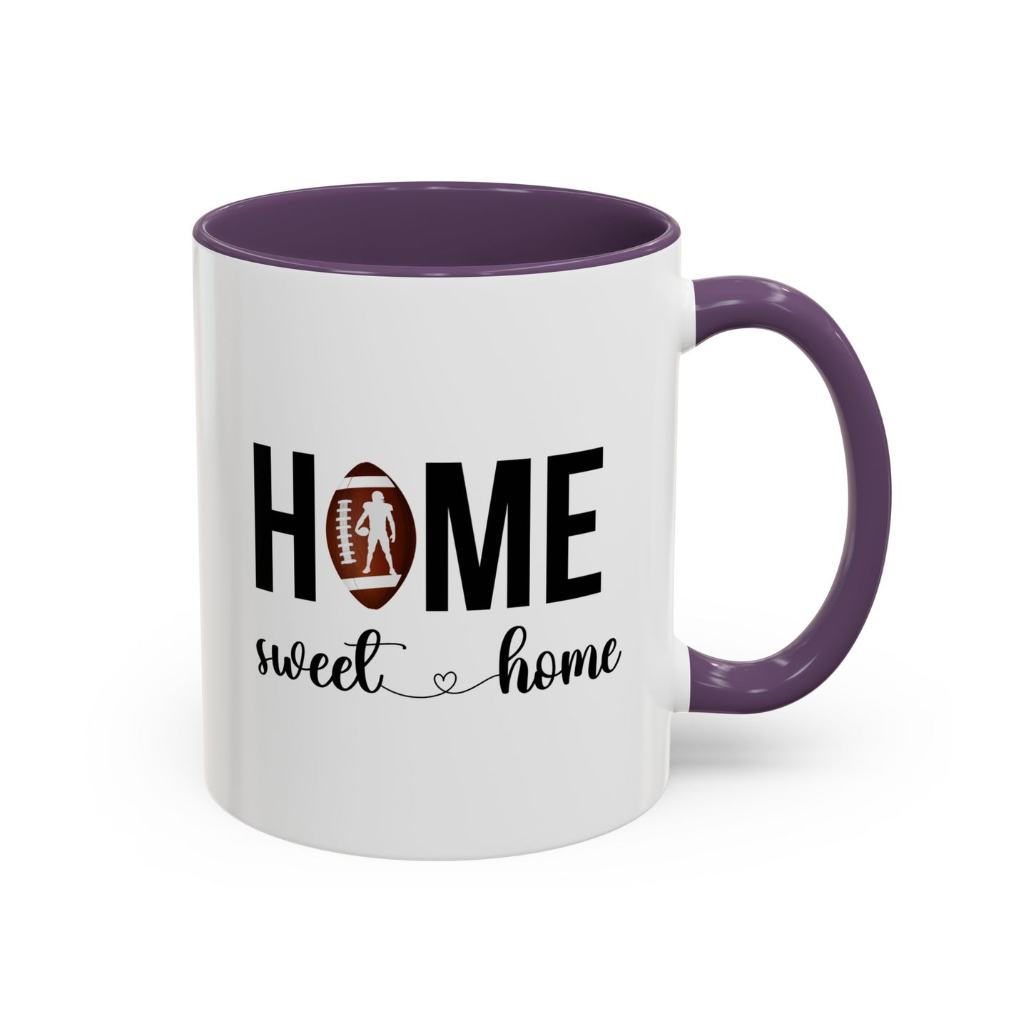 Male Football Home Sweet Home Mug | Sports Mug |11oz Accent Mug | 15oz Accent Mug | Football Mug